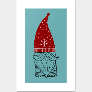 Winter Gnome Posters and Art